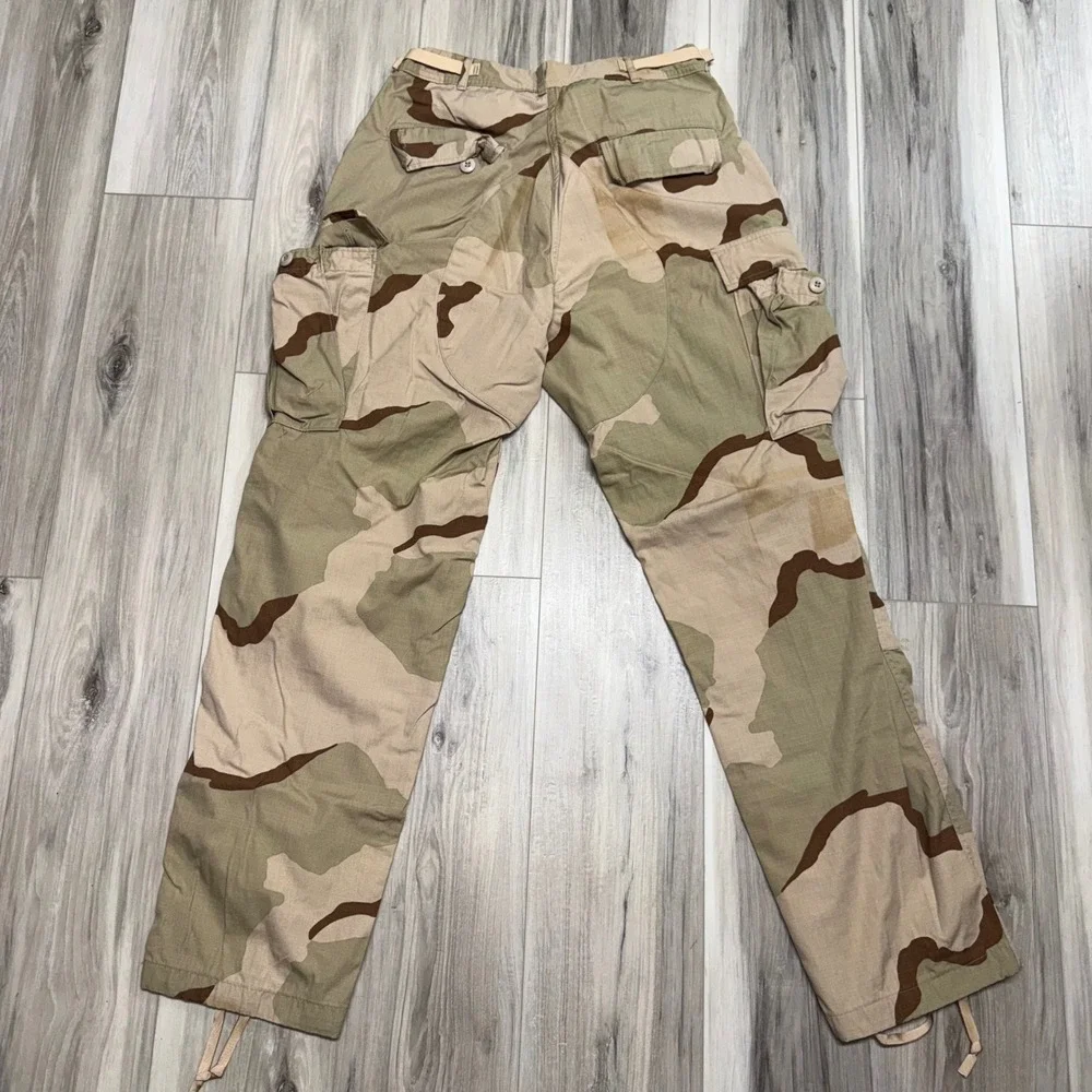 2X USGI 3 Color Desert Camo Combat Pants Medium Long Ripstop 8415-01-327-5336